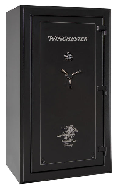 winchester treasury 48 tall gun safe tr7240 black closed